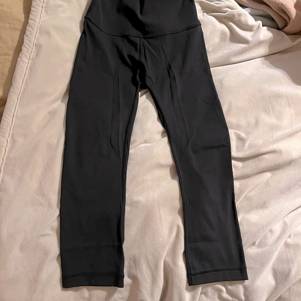 Lululemon shiny black leggings